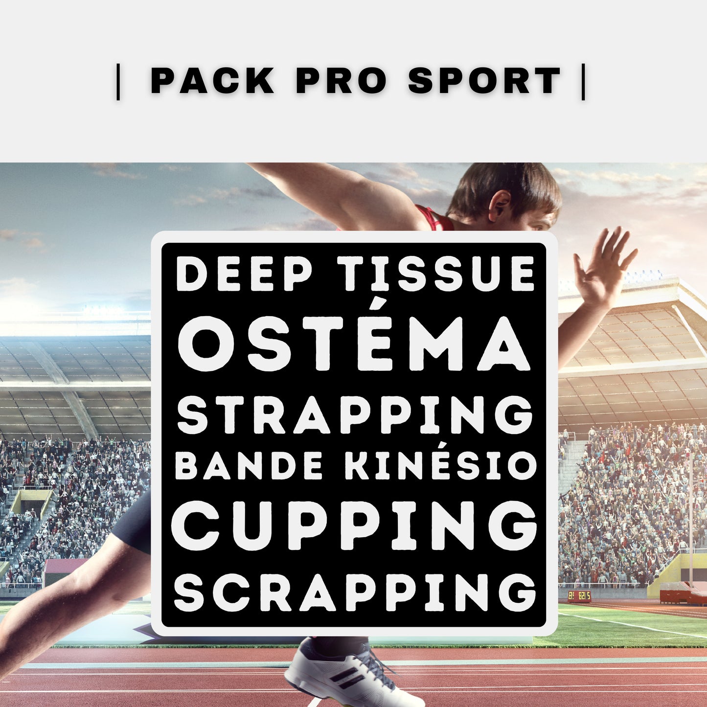 Pack Pro Sport : Pack Sport + Pack Soins Sportif (6 jours)